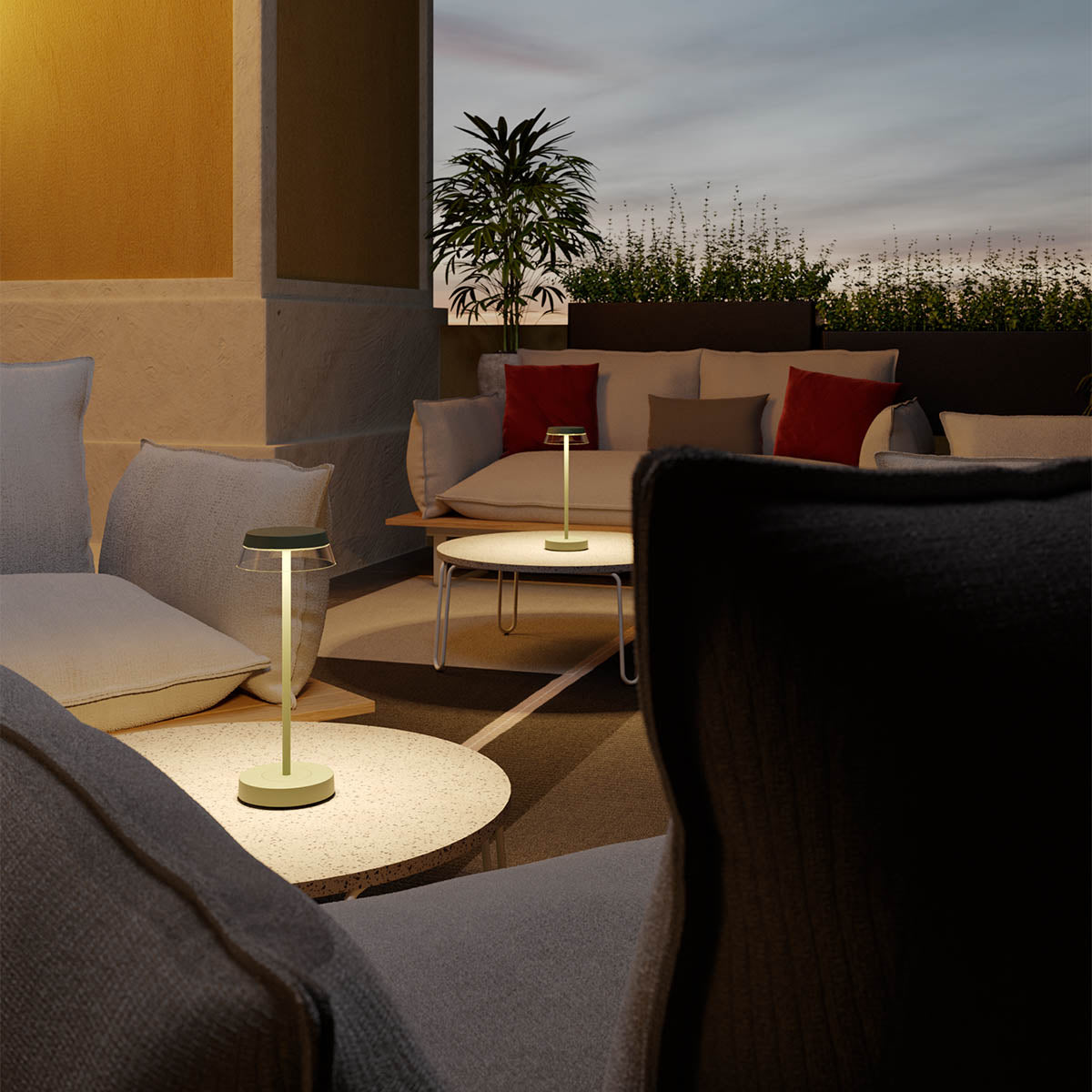 Veioza LED exterior/interior Iluna, negru nisipiu, 2,5W, 206 lm, 2700/3000K, IP65, Redo, 90312