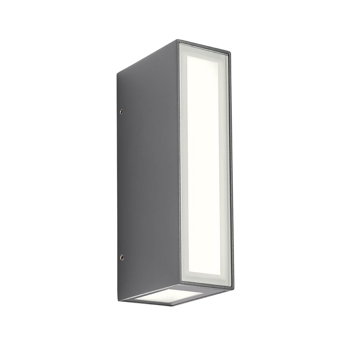 Aplica LED exterior Ivar, gri inchis, 8W, 913lm, 3000K, IP54, Redo, 90114