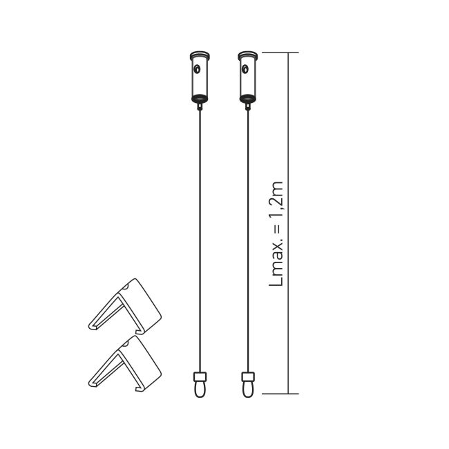 Kit de suspendare BN01SK - Pentru XBOND - 1.2m