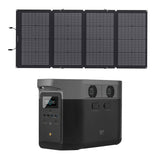 Kit Solar Power Station EcoFlow DELTA MAX + Panou Solar 2 x 220W Bifacial