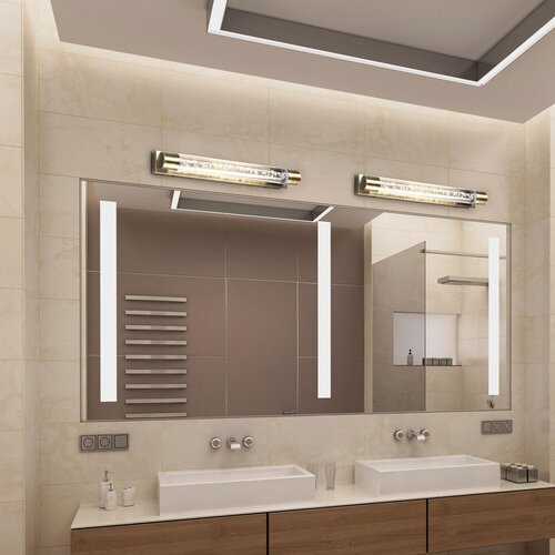 Lampa baie Abbey, bronz antichizat, 900lm, LED 2X5W, 3000K, Rabalux 5786