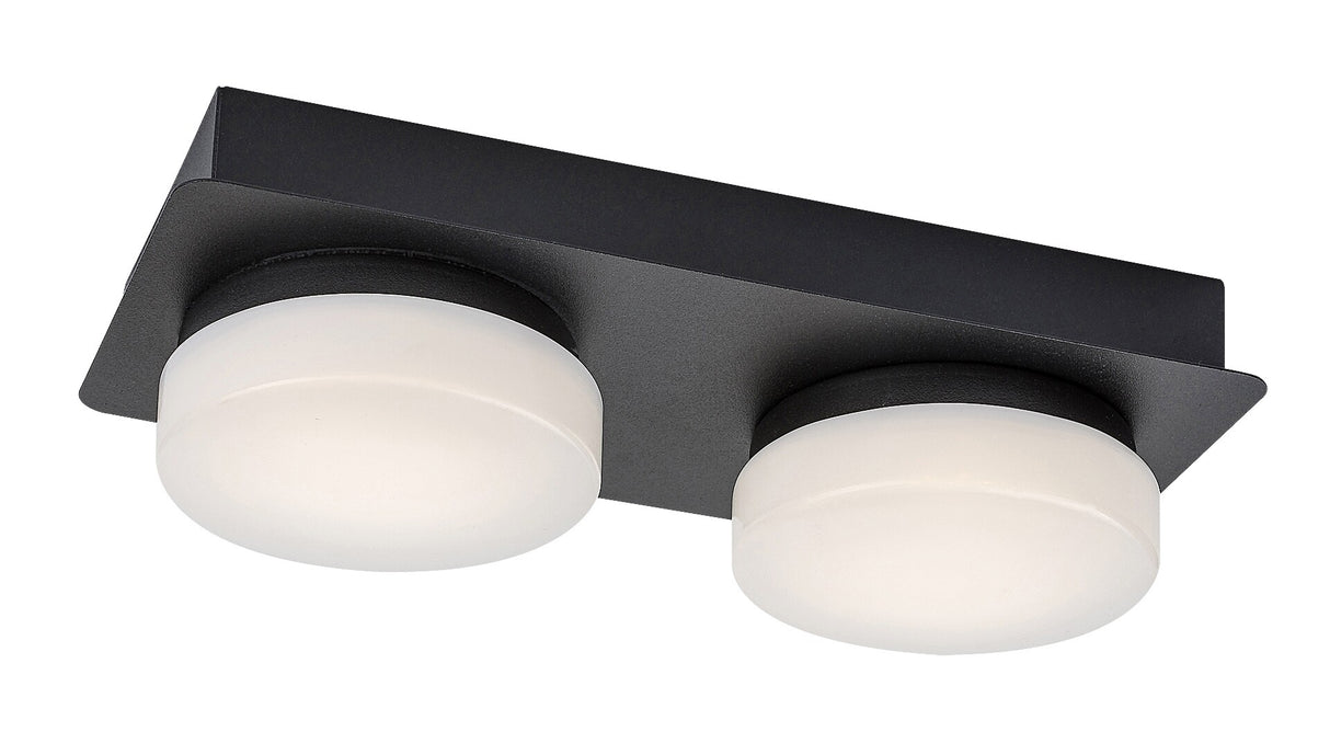 Lampa baie Attichus, negru mat, 1200lm, LED 11W, 4000K, Rabalux 75002