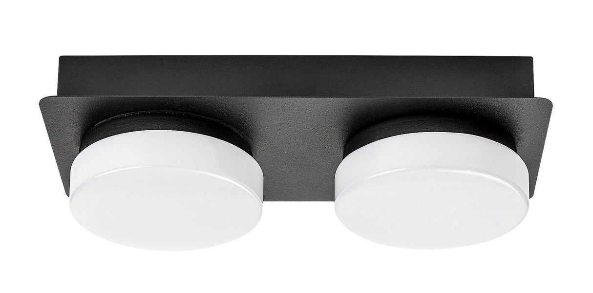 Lampa baie Attichus, negru mat, 1200lm, LED 11W, 4000K, Rabalux 75002