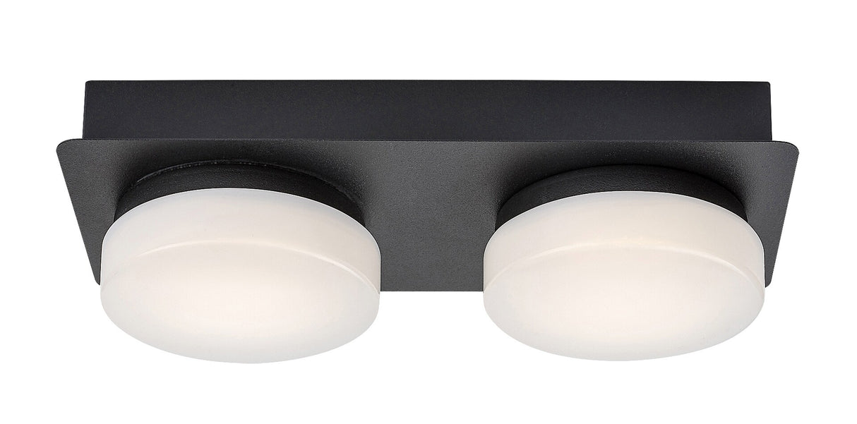 Lampa baie Attichus, negru mat, 1200lm, LED 11W, 4000K, Rabalux 75002