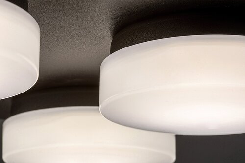 Lampa baie Attichus, negru mat, 1900lm, LED 21W, 4000K, Rabalux 75004