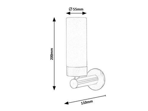 Lampa baie Betty, crom, 371lm, LED 4W, 4000K, Rabalux 5713