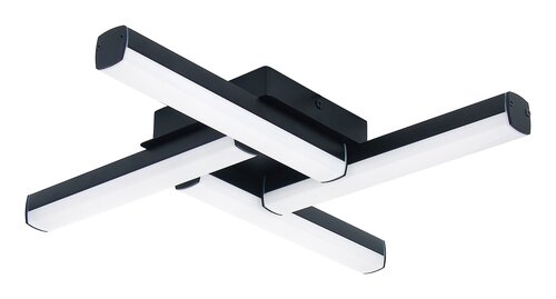 Lampa baie Evan, negru mat, 1750lm, LED 18W, 4000K, Rabalux 2168