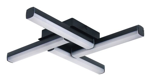 Lampa baie Evan, negru mat, 1750lm, LED 18W, 4000K, Rabalux 2168