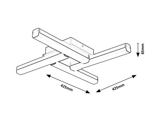 Lampa baie Evan, negru mat, 1750lm, LED 18W, 4000K, Rabalux 2168