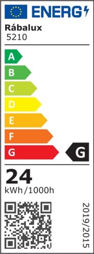 Lampa baie Jeremy, argintiu, 1500lm, LED 24W, 3000K, Rabalux 5210