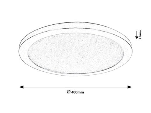 Lampa baie Jeremy, crom, 1500lm, LED 24W, 3000K, Rabalux 5208