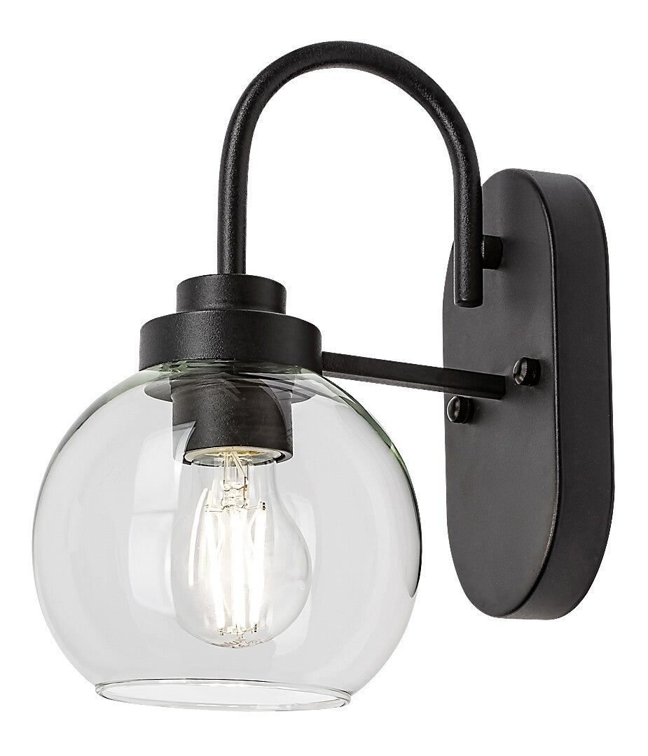 Lampa baie Tirina, negru mat, E27 1x 15W, Rabalux 75005