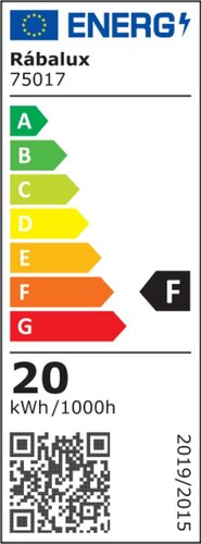 Lampa baie Turgon, crom, 1750lm, LED 20W, 3000, 4000, 6000K, Rabalux 75017