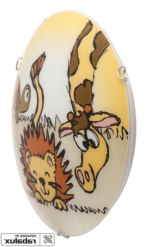 Lampa copii Leon, multicolor, E27 2x 60W, Rabalux 4559