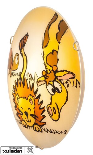 Lampa copii Leon, multicolor, E27 2x 60W, Rabalux 4559