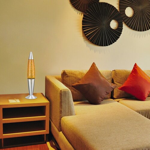 Veioza copii Glitter, portocaliu, E14 G45 1x 25W, Rabalux 4114