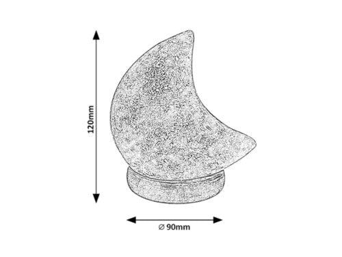 Veioza Wasabi, stejar, LED 1W,RGB, Rabalux 3696
