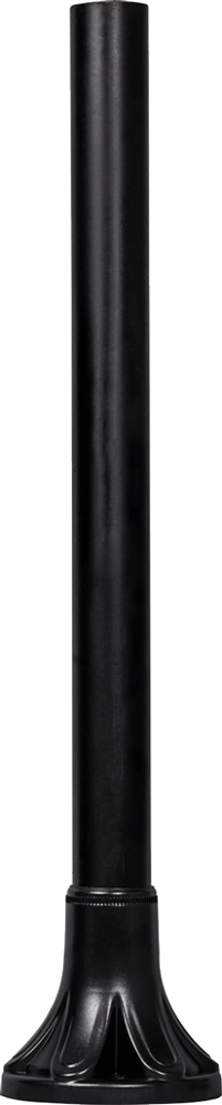 Picior Gradina  Negru fara Glob, H.70cm, IP44