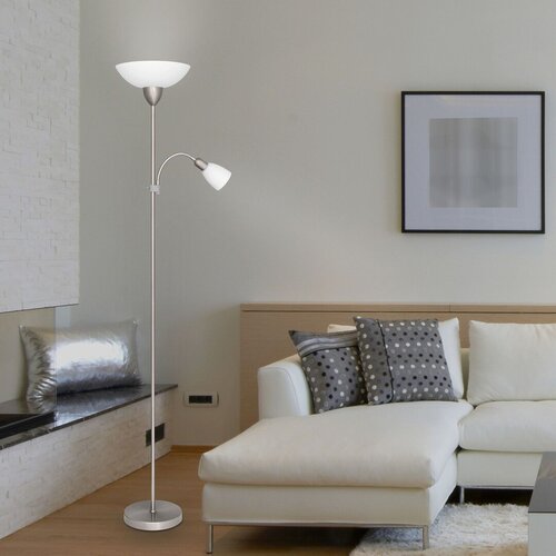 Lampadar Diana, crom satin, 1xE27 + 1xE14, Rabalux 4067