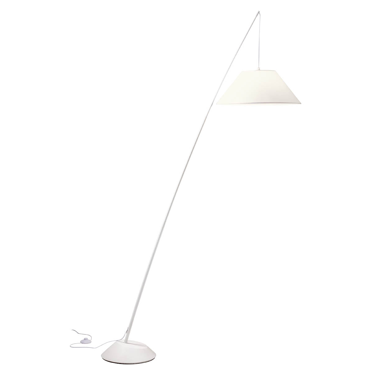 Lampadar Fisher, alb mat, 1 x E27, H.235cm, IP20, Redo, 01-1988