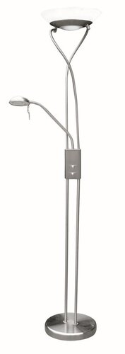 Lampadar Gamma, crom satin, 1xR7S + 1xG9, dimabil, Rabalux 4077