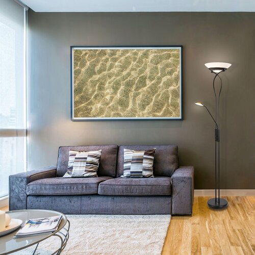 Lampadar Gamma Trend, negru mat, 2xE27 + 1xG9, Rabalux 4554