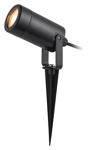 Miniproiector LED exterior Krobia, negru, 1 X GU10, IP65, Rabalux, 7814
