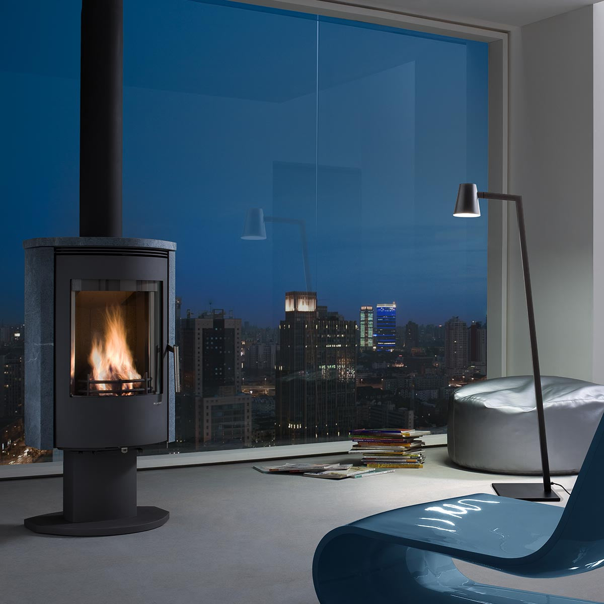 Lampadar Mingo, negru, 1 x E27, H.150cm, IP20, Redo, 01-1557