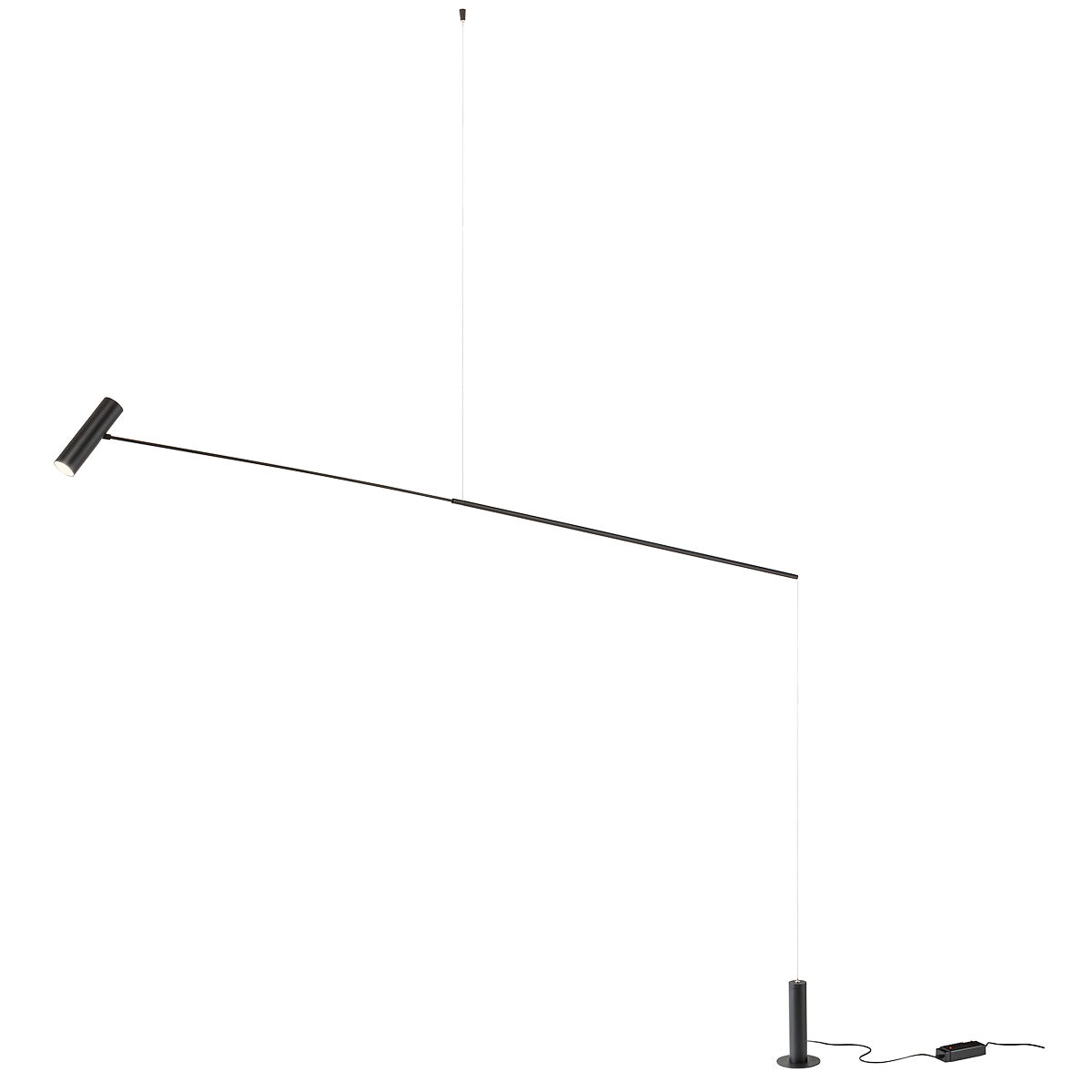 Lampadar LED Picas, negru mat, 12W, 1179lm, 3000K, IP20, Redo, 01-2695