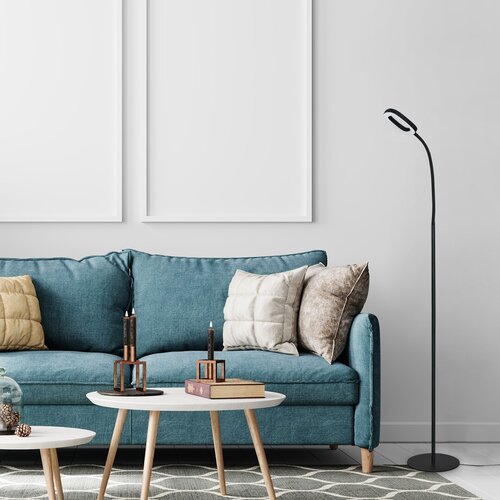 Lampadar Rader, negru, 570lm, LED 11W, 3000K, Rabalux 74004