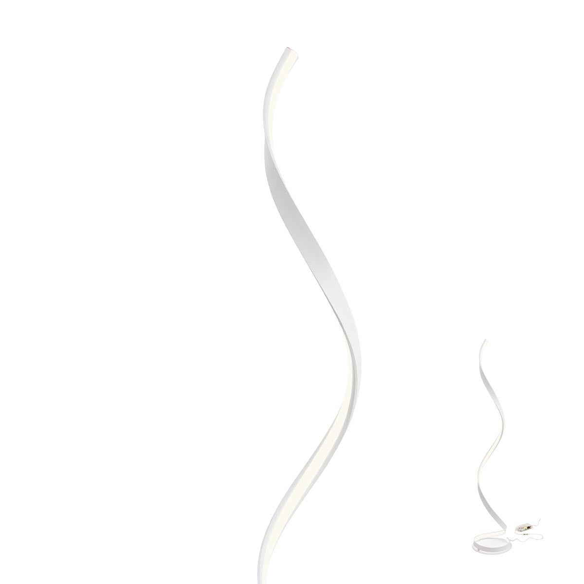 Lampadar LED Torsion, 25W, 3189lm, 3000K, H.150cm, IP20, Redo, 01-1797