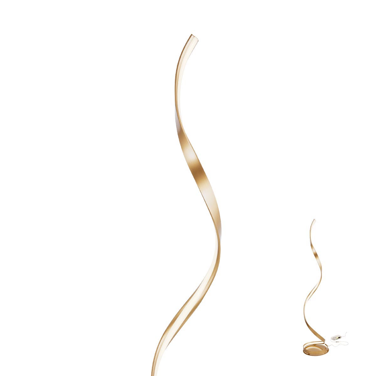 Lampadar LED Torsion, 25W, 3189lm, 3000K, H.150cm, IP20, Redo, 01-1798