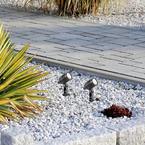 Miniproiector LED exterior Turda, negru, 3W, 260lm, 4000K, IP65, Rabalux, 7060