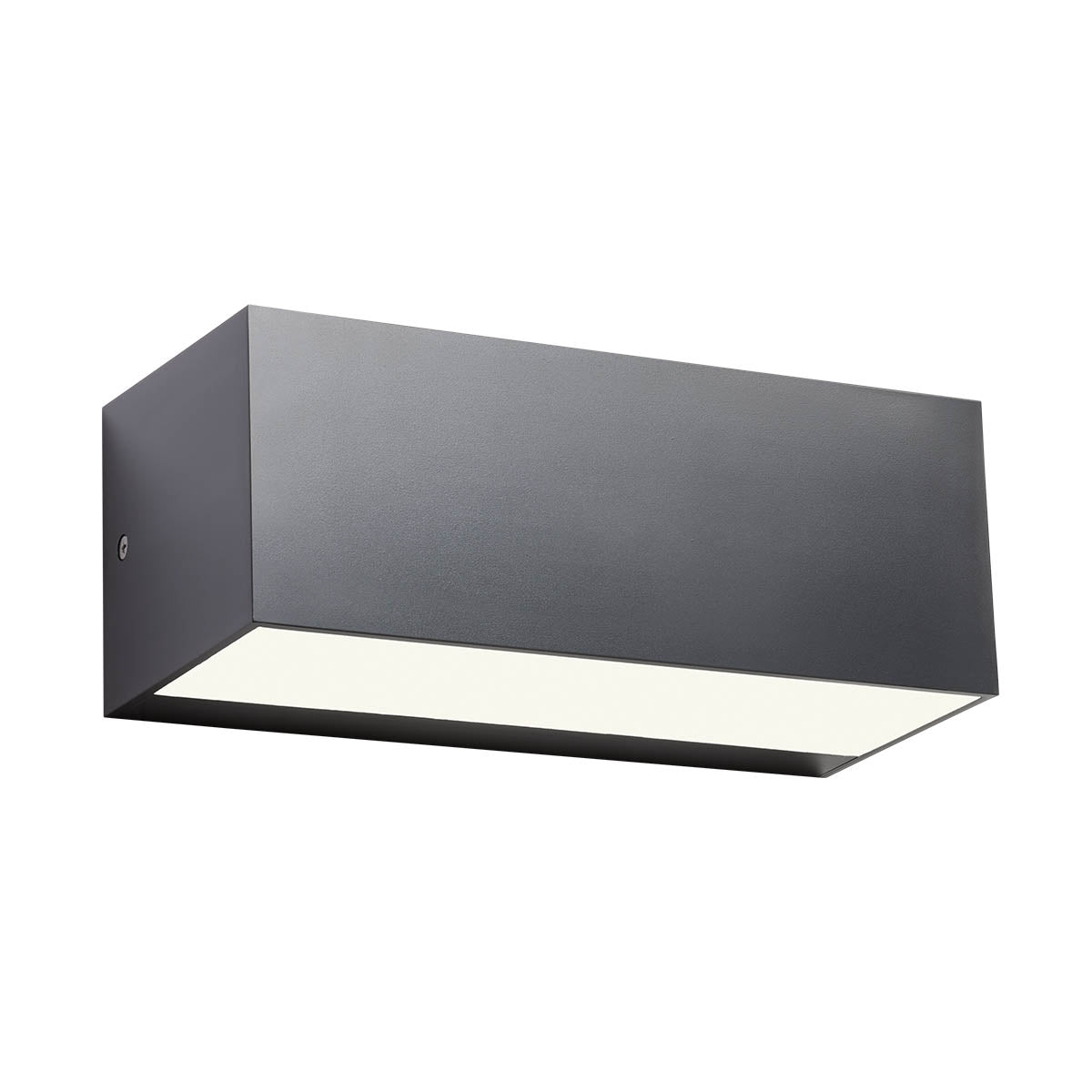 Aplica LED exterior Lampris, gri inchis, 12W, 1290lm, 3000K, IP65, Redo, 90154