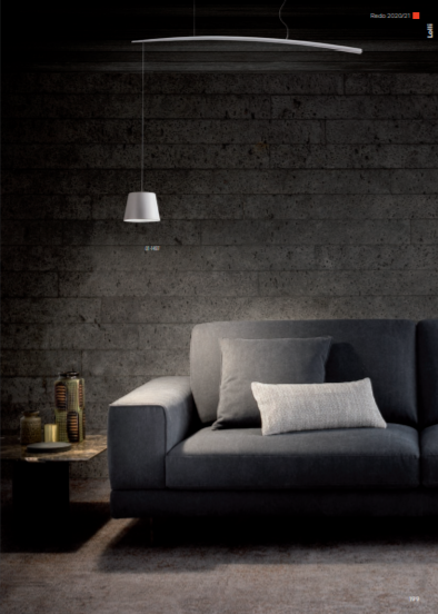 Lustra suspendata LED Lolli, alb, 1x6W, 415lm, 3000K, IP20, Redo, 01-1497