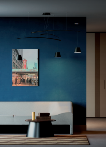 Lustra LED Lolli, negru, 3x6W, 1245lm, 3000K, IP20, Redo, 01-1525