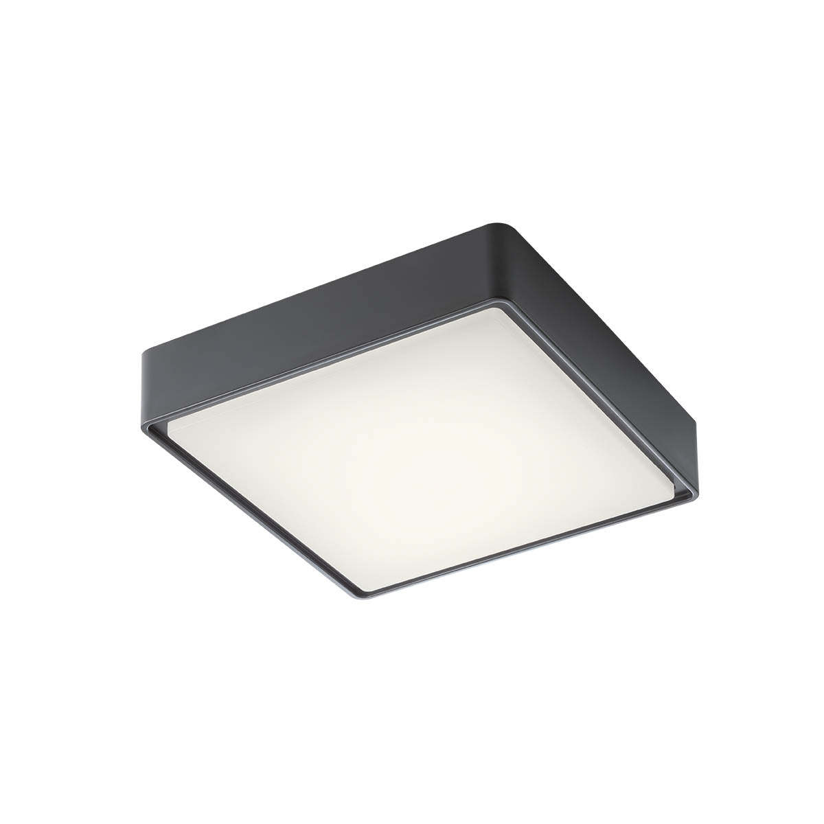 Plafoniera exterior LED Marina, gri, 12W, 1260lm, 3000K, IP65, Redo, 90157