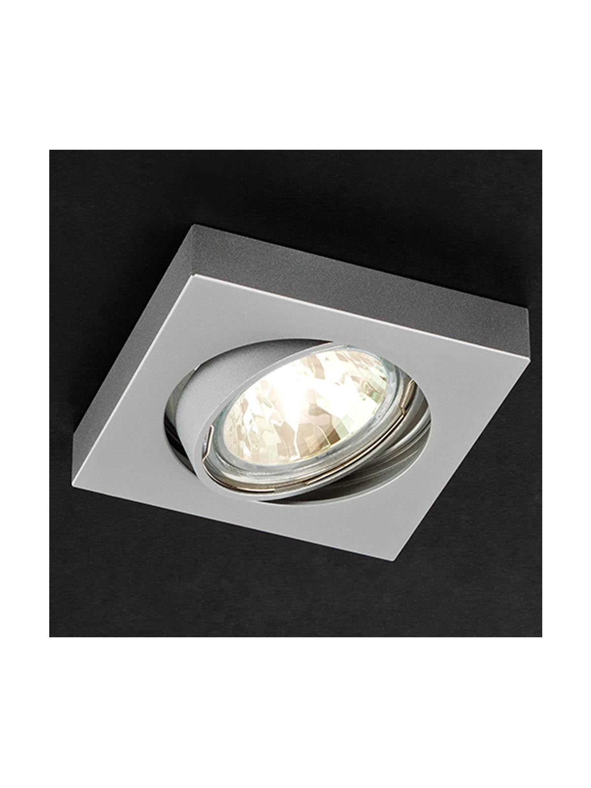 Spot incastrat MT 111, argintiu, 1XGU5.3, Smarter 70284