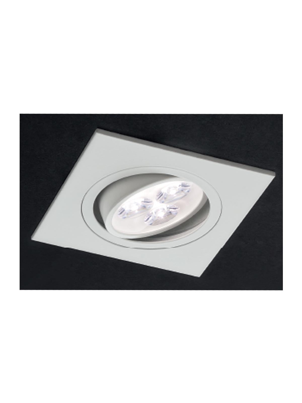 Spot incastrat MT 116 LED, alb, LED 3 x 1W, 4000K, 248 lm, Smarter 70318