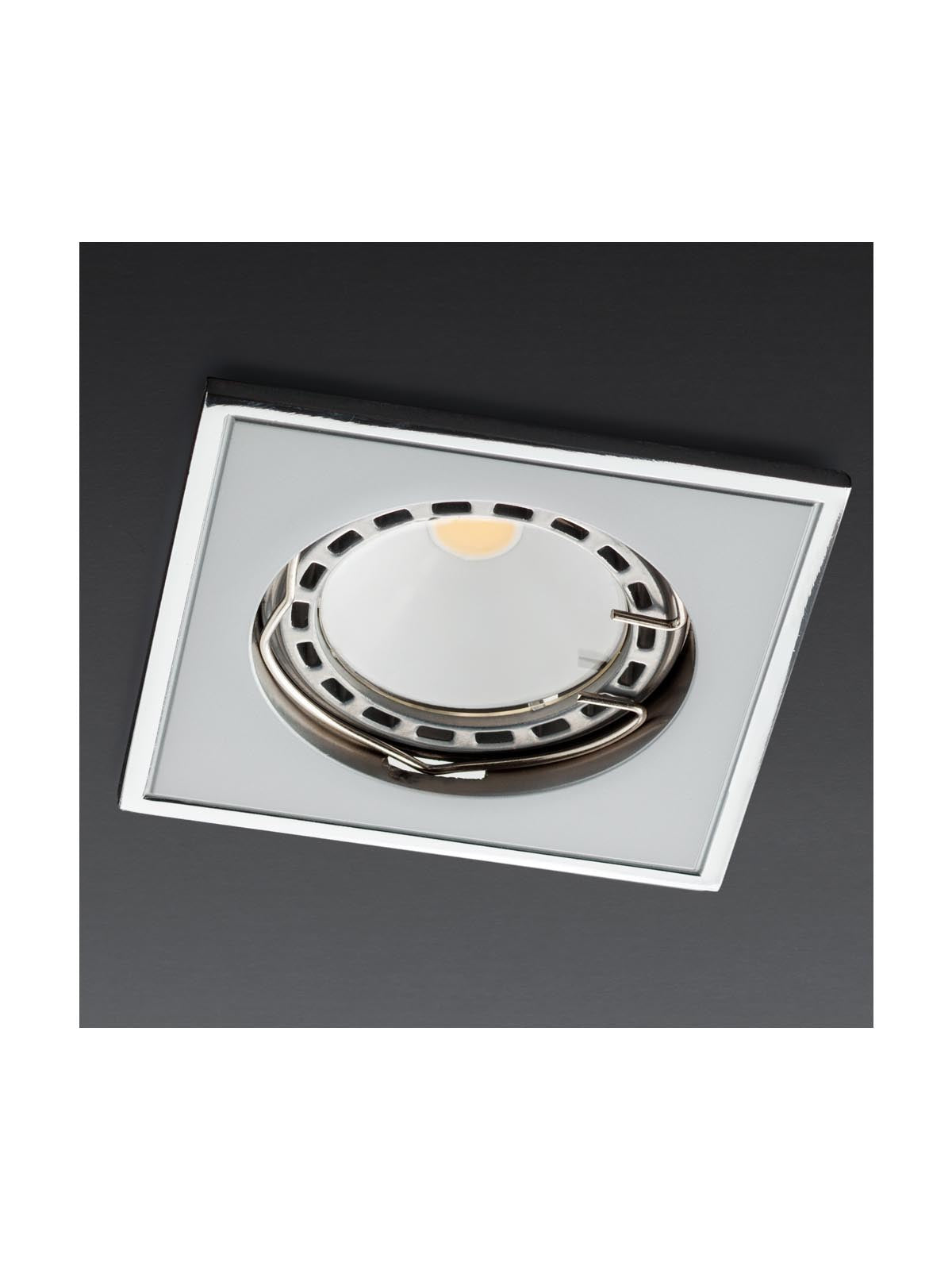Spot incastrat MT 122, perla crom/crom, 1XGU10, Smarter 70332