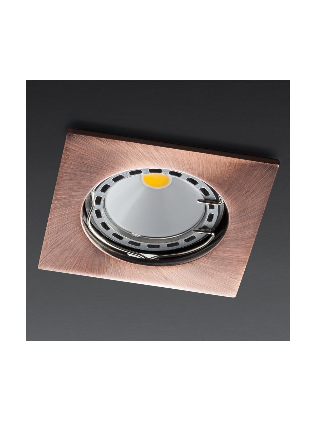 Spot incastrat MT 122, cupru, 1XGU10, Smarter 70333