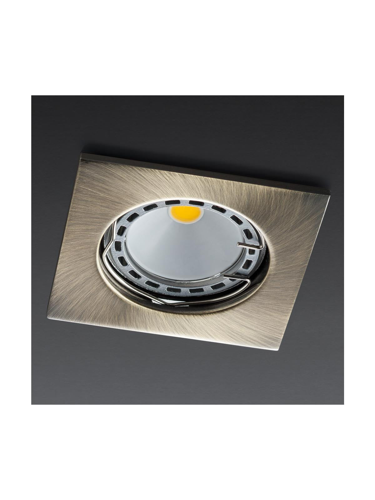 Spot incastrat MT 122, alama antica, 1XGU10, Smarter 70334