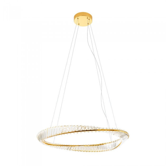 Lustra Oblige, auriu, LED CCT, 42W, 3326 lumeni, 3000K/4000K/6000K, D.80 cm, Incanti IOB PL 11