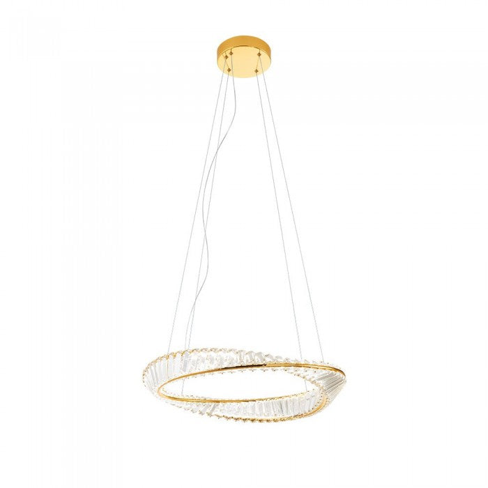 Lustra Oblige, auriu, LED CCT, 31W, 2418 lumeni, 3000K/4000K/6000K, D.60 cm, Incanti  IOB PM 11