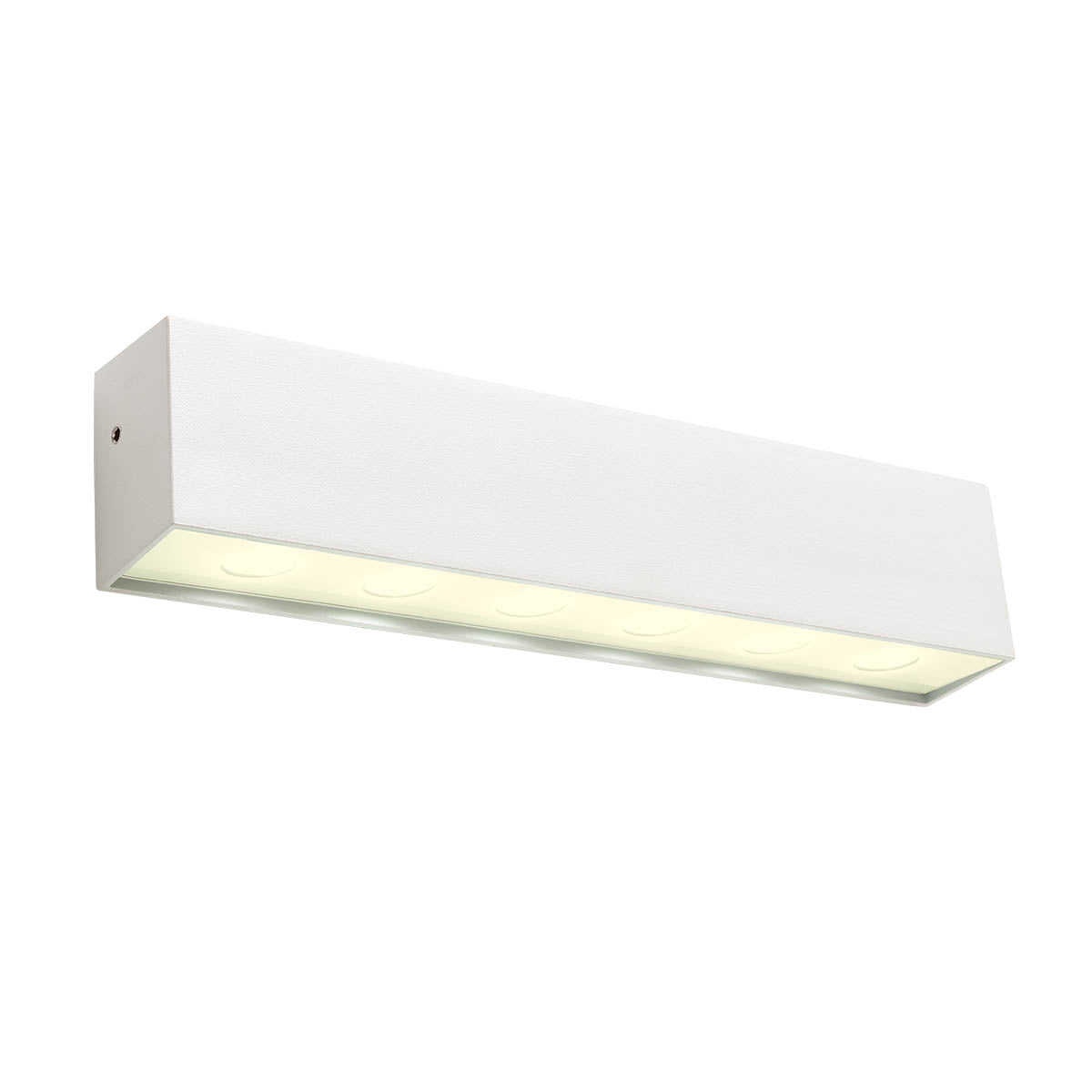 Aplica LED exterior Omnia, alb mat, 12W, 1110lm, 3000K, IP54, Redo, 90393