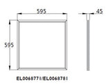 Panel aplicat LED 48W 4000K, alb, Novelite-EL0068771