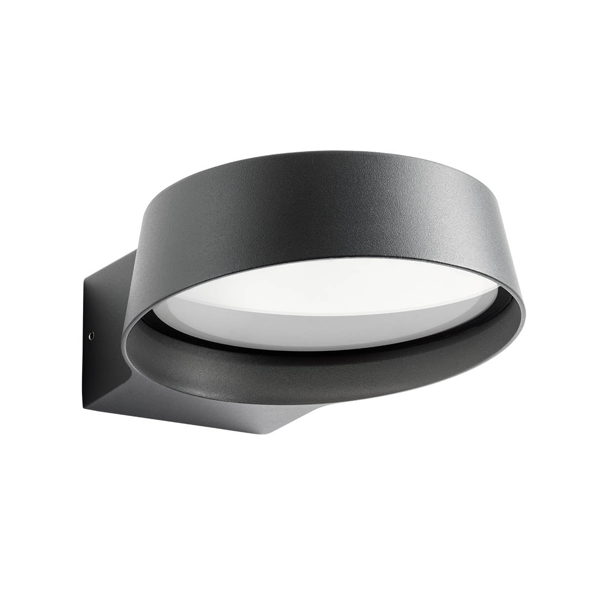 Aplica LED exterior Phaser, negru mat, 12W, 1320lm, 3000K, IP65, Redo, 90046