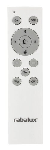 Plafoniera LED Achilles, negru, 40W, 3200lm, 2700-6500K, RGB, WIFI, IP20, Rabalux, 3146