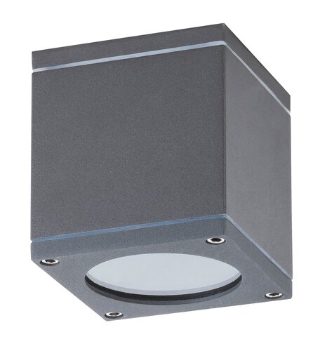 Plafoniera exterior Akron, antracit, 1XGU10, D.8,7cm, IP54, Rabalux, 8149