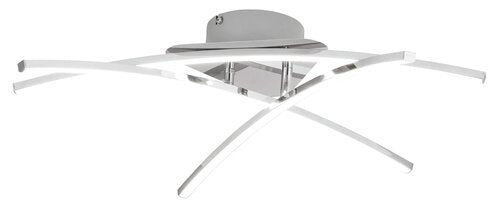 Plafoniera LED Alexis, crom, 21W, 1500lm, 4000K, IP20, Rabalux, 2504